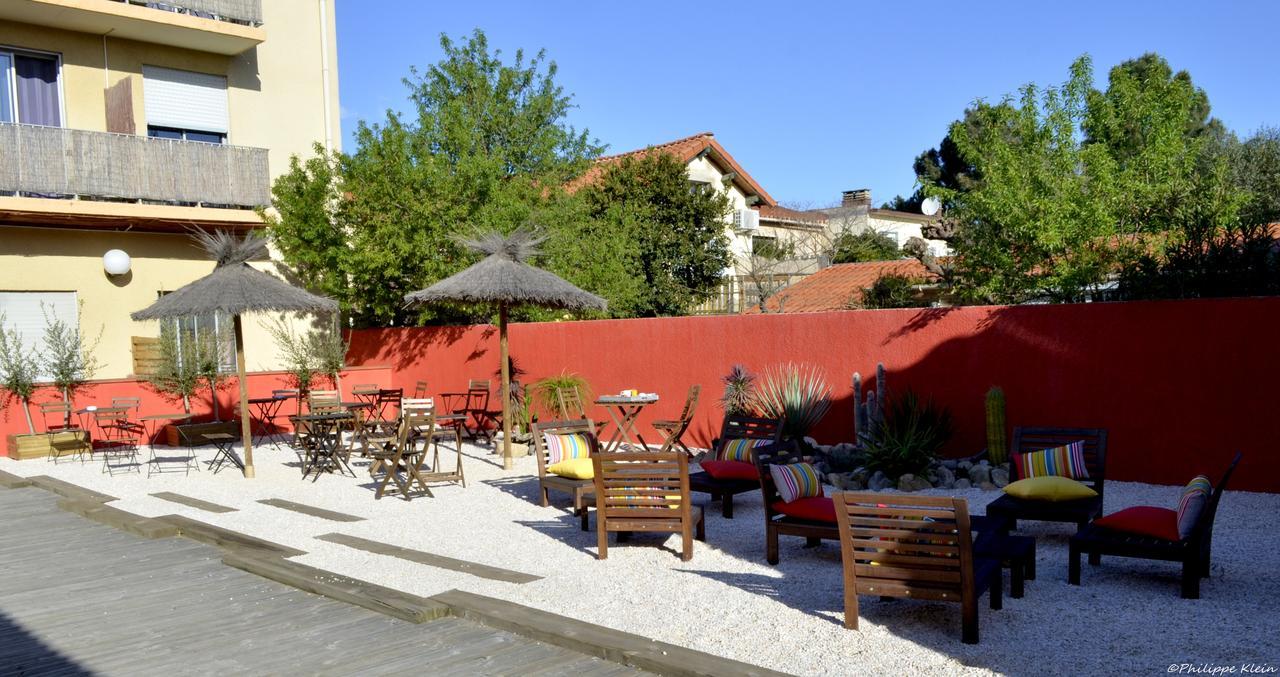 Hotel Les Mimosas Аржеле-сюр-Мер Екстериор снимка